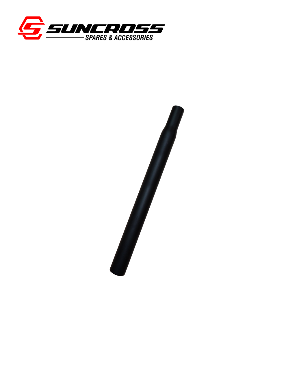 30.7x300mm black alloy bicycle seat post without clamp